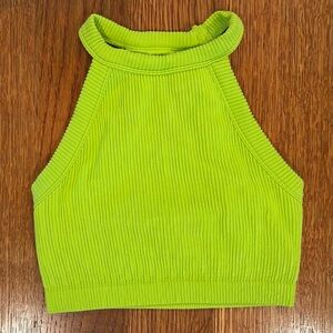 Aerie Superchill Seamless High Neck Bra Top - Size S